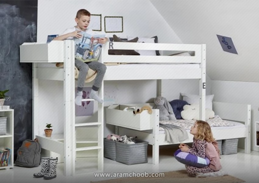 تخت خواب دو طبقه برای خانواده‌ها